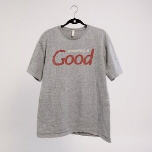 Winnipeg Is Good T Shirt Men's Grey‎ Short Sleeve Graphic Tee